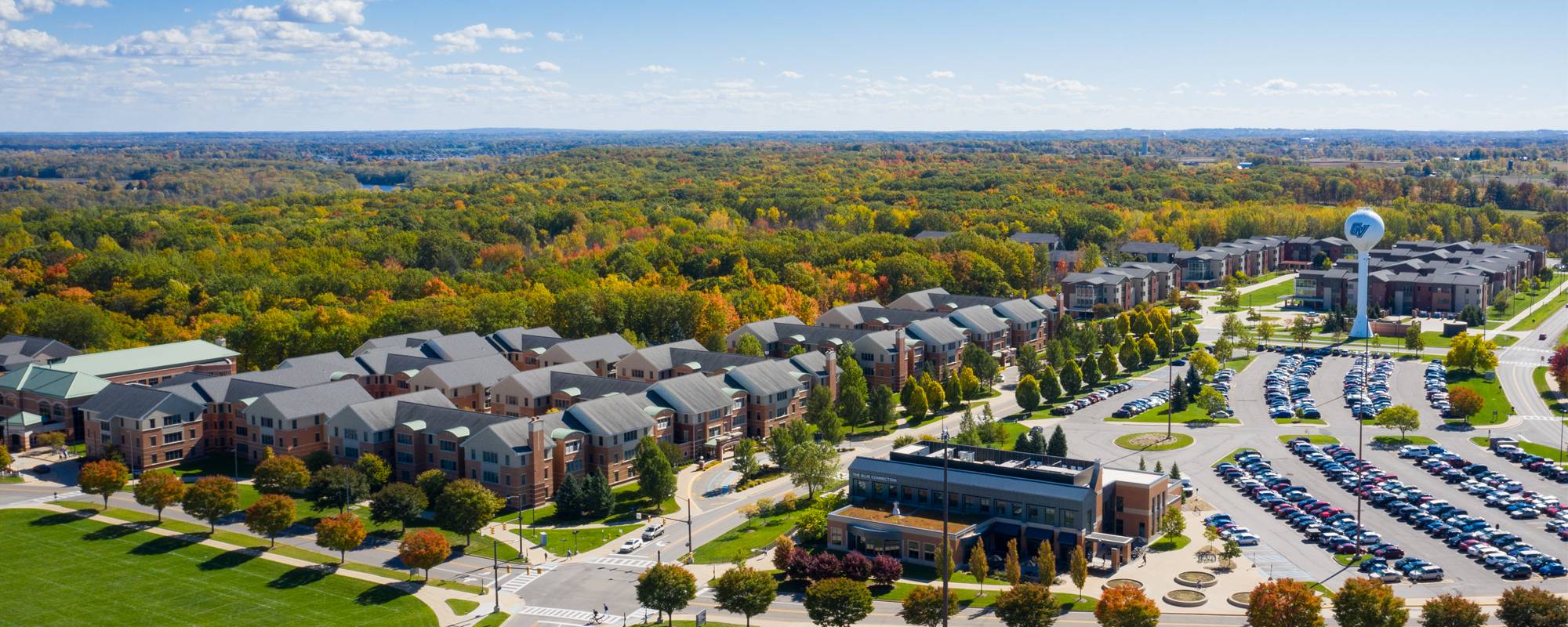 On-campus apartments on Grand Valley's Allendale campus. - Housing and ...